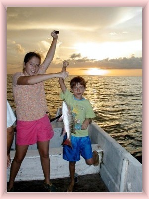 isla holbox fishing trip with tati and zak