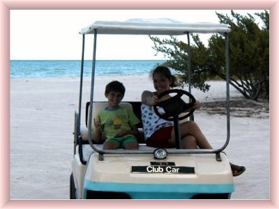 Isla Holbox golf cart