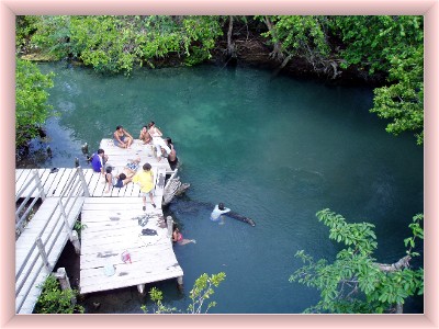  Isla Holbox Mexico looking at the Ojo de agua